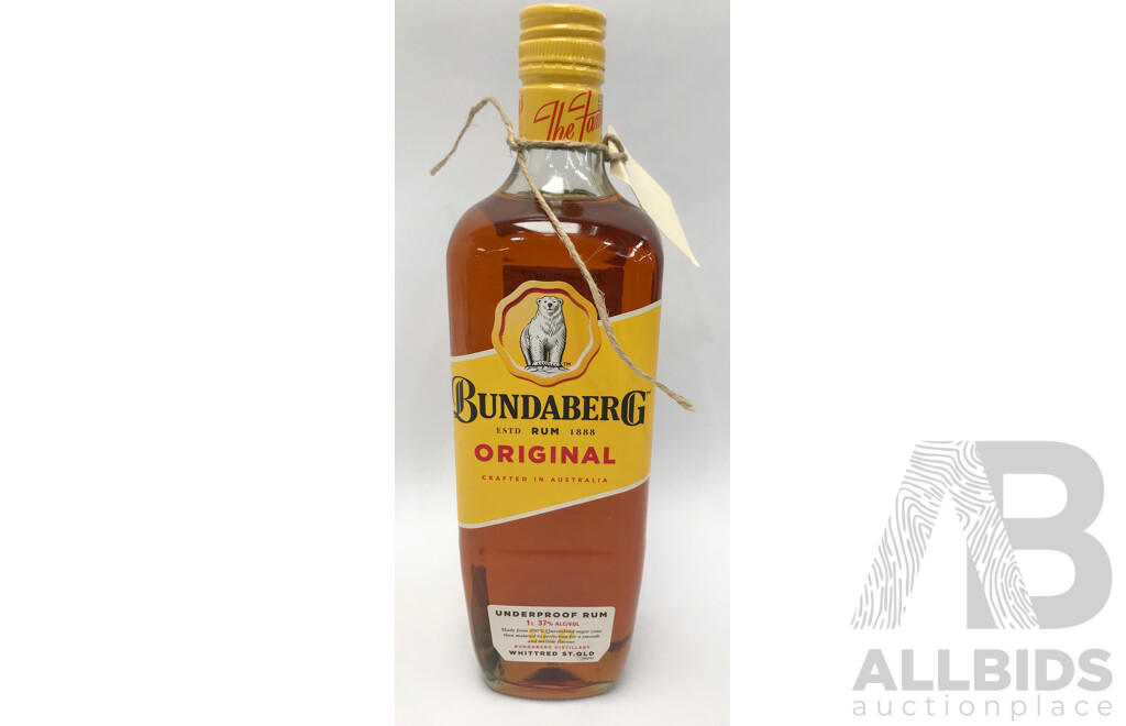 1 Litre Bottle of Bundaberg Original Rum