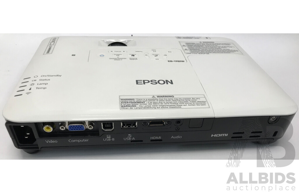 Epson (EB-1781W) Portable Multimedia Projector