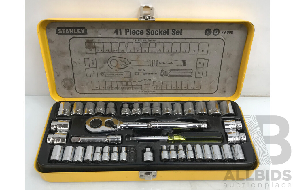 Stanley 41 Piece Socket Set