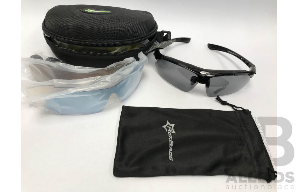 Rockbros Cycling Sunglasses with Frames and Other Accessories