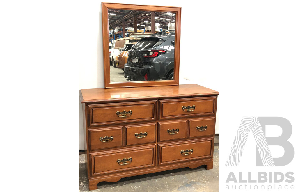 Krug Furniture Rustic Dresser with Mirror