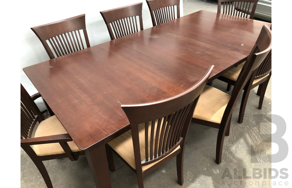 Nine Piece Extension Dining Setting