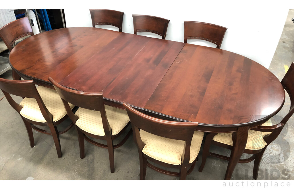 Nine Piece Extension Dining Setting