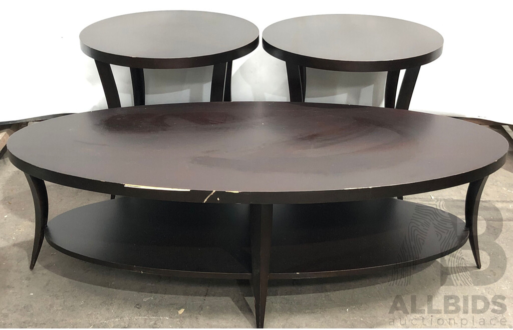 HBF Furniture Coffee Table and Two Occasional Tables