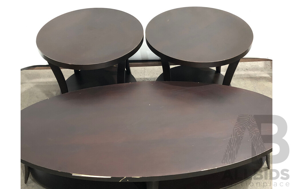 HBF Furniture Coffee Table and Two Occasional Tables