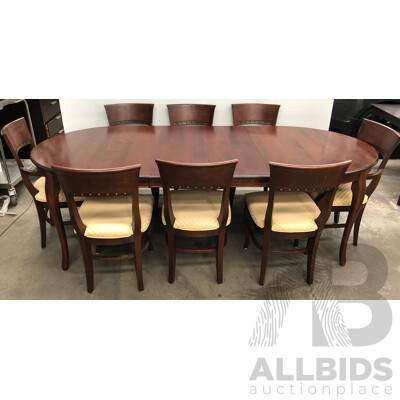 Nine Piece Extension Dining Setting