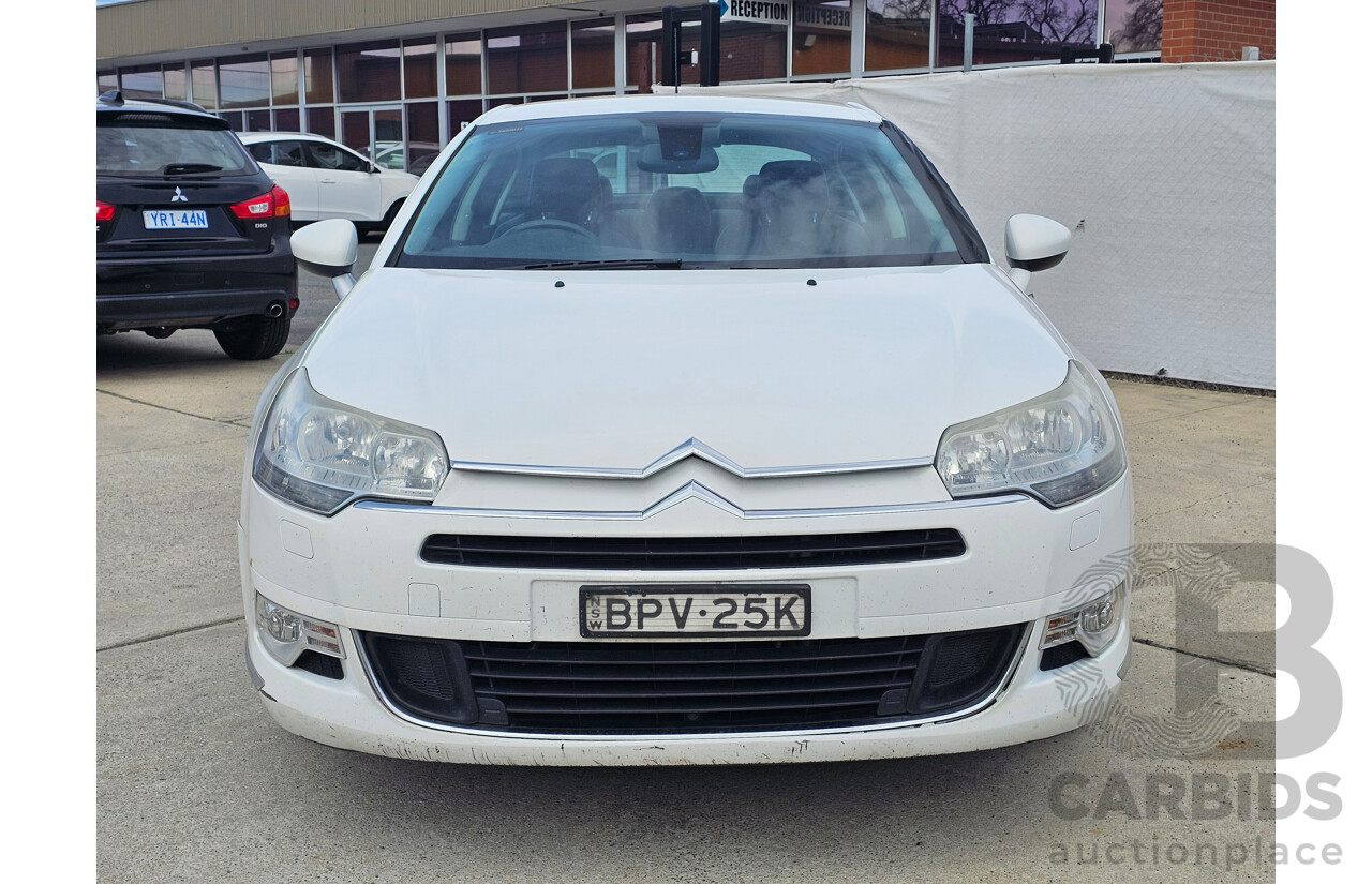 9/2010 Citroen C5 2.0 HDI Comfort X7 4d Sedan White 2.0L