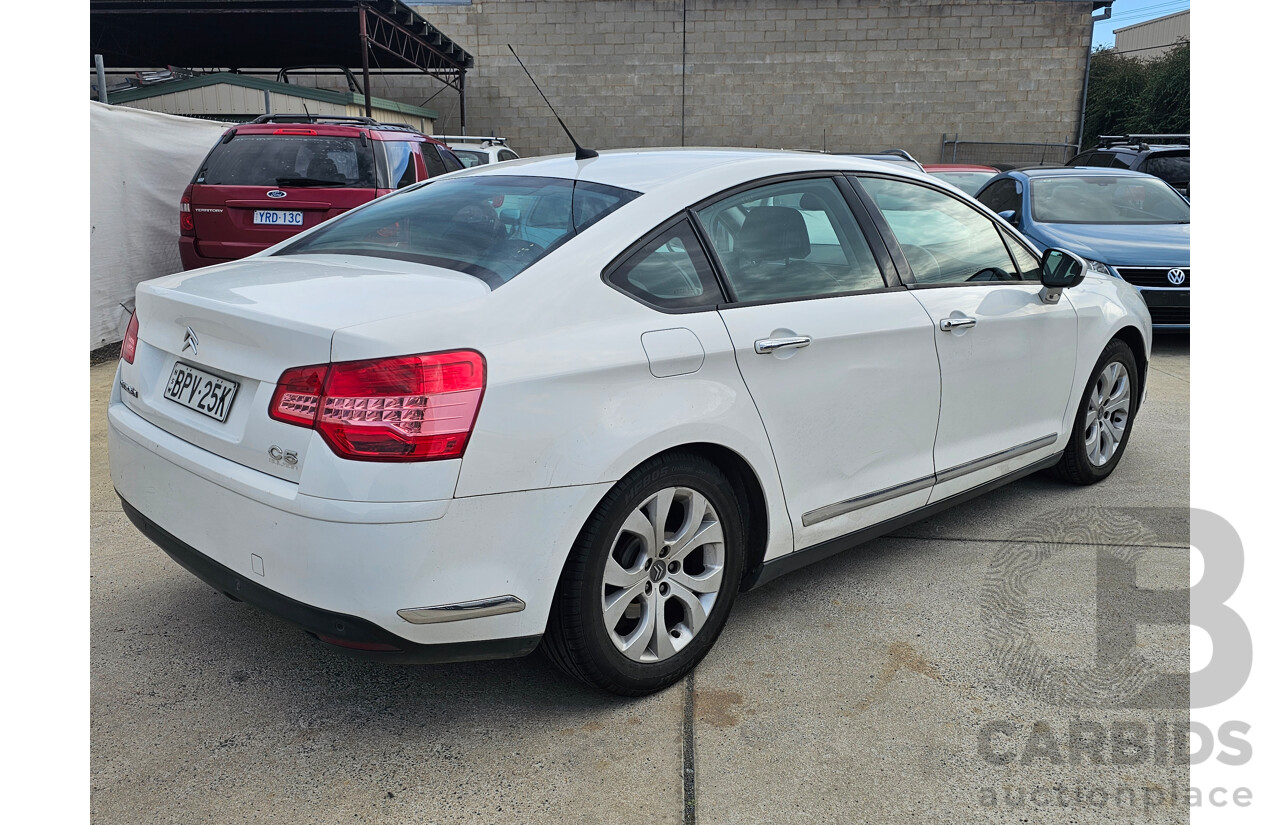 9/2010 Citroen C5 2.0 HDI Comfort X7 4d Sedan White 2.0L