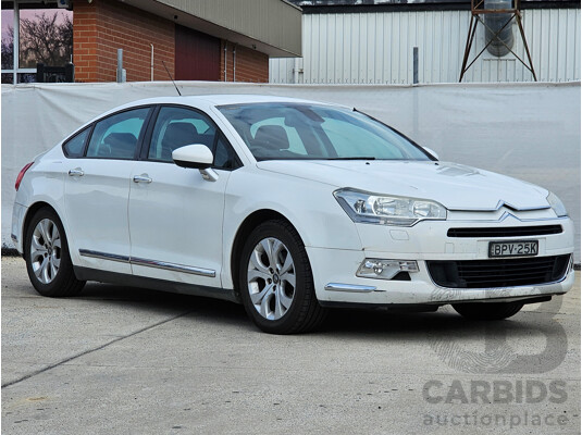 9/2010 Citroen C5 2.0 HDI Comfort X7 4d Sedan White 2.0L