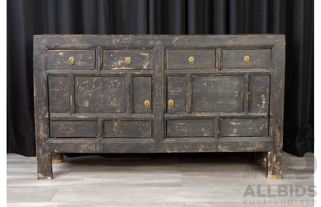 Indian Hardwood Rustic Sideboard