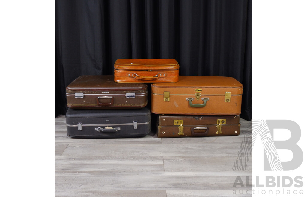 Collection of Vintage Suitcases