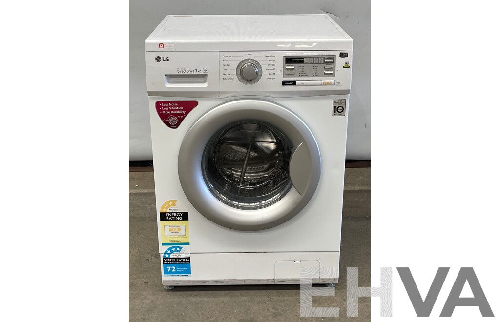 LG Direct Drive Front Loader Washing Machine 7kg