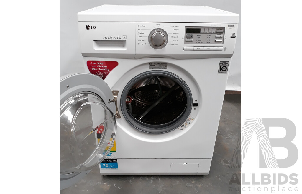 LG Direct Drive Front Loader Washing Machine 7kg