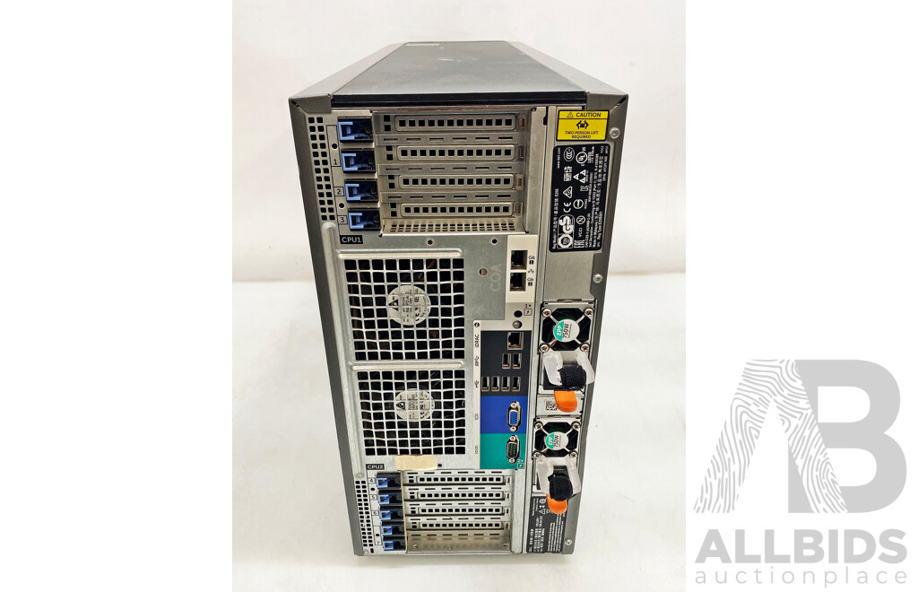 Dell PowerEdge T630 Dual Intel Xeon (E5-2620 V3) 2.40GHz-3.20GHz 6-Core CPU Server W/ 64GB DDR4