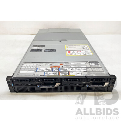 Dell PowerEdge FX2s 4-Slot Blade Chassis W/ 2x PowerEdge FC640 Dual Intel Xeon GOLD (5115) 2.40GHz-3.20GHz 10-Core CPU Server & 32GB DDR4