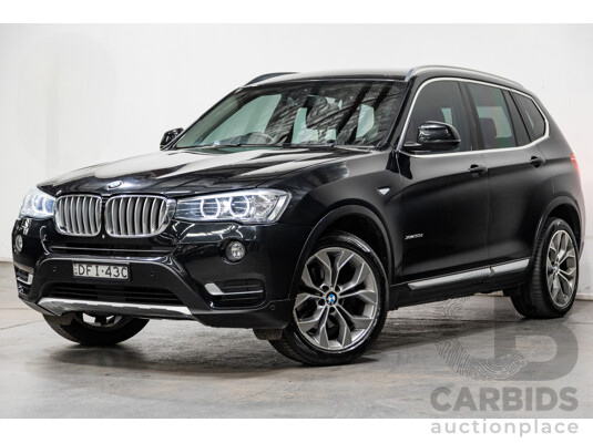 4/2015 BMW X3 Xdrive 30d LCI (AWD) F25 MY15 4d Wagon Black Sapphire Metallic Turbo Diesel 3.0L