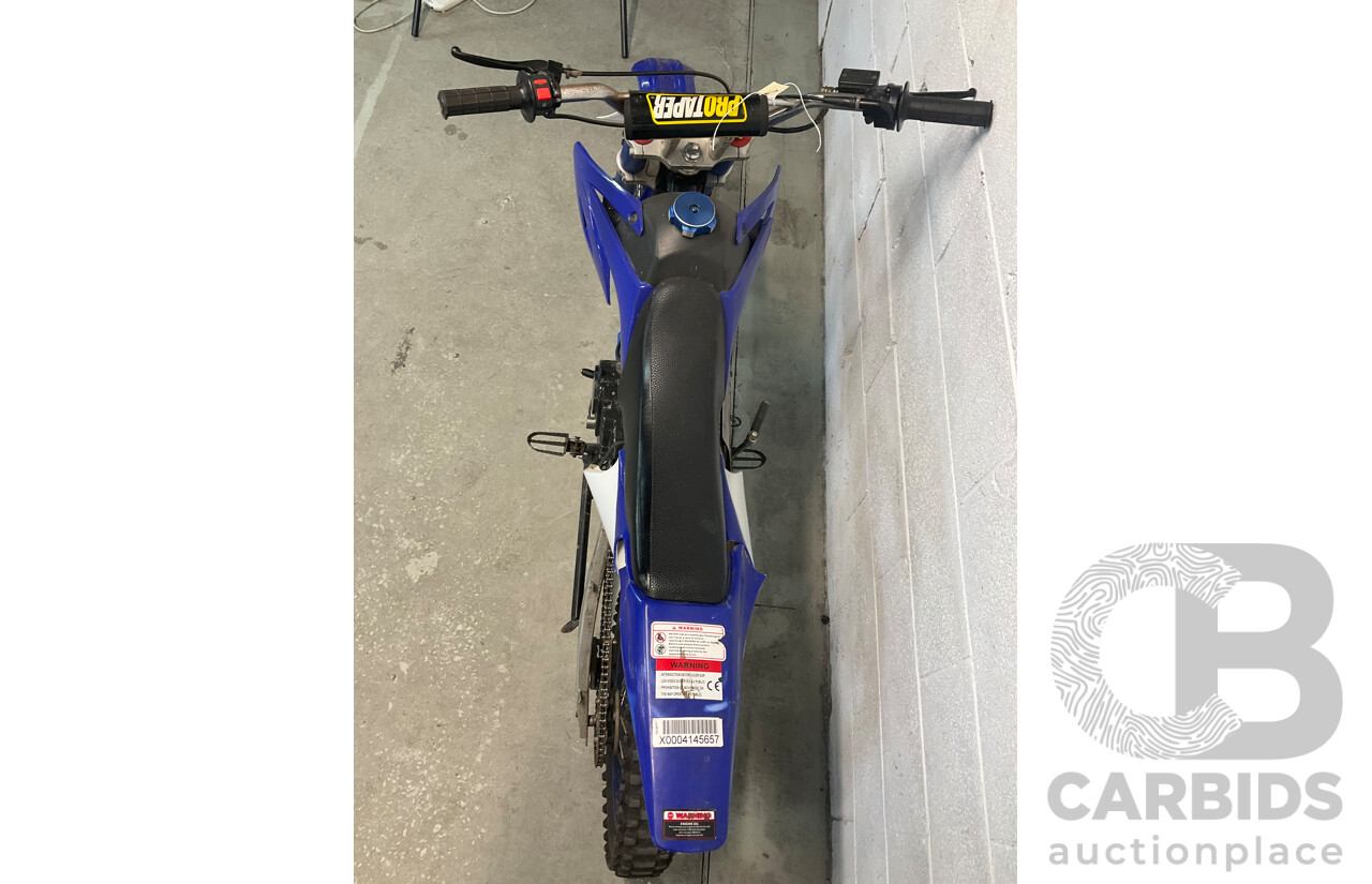 Blue 125cc Dirtbike