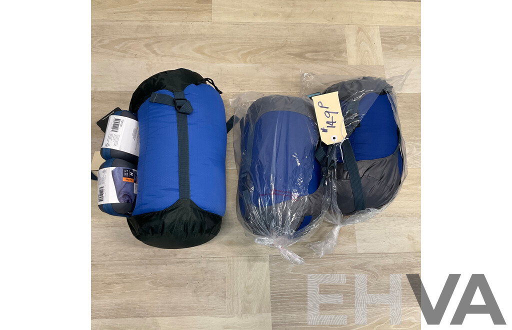 DENALI Capsule 500 & Lite 100 Sleeping Bag & SEATOSUMMIT Tek Towel