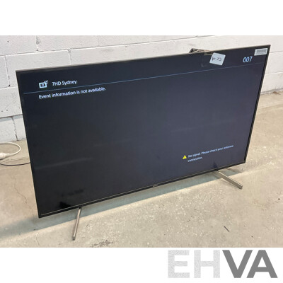 SONY (KD55X8000G) 55-Inch 4K Ultra HDR Android Smart LED TV Black - ORP $1,319.00