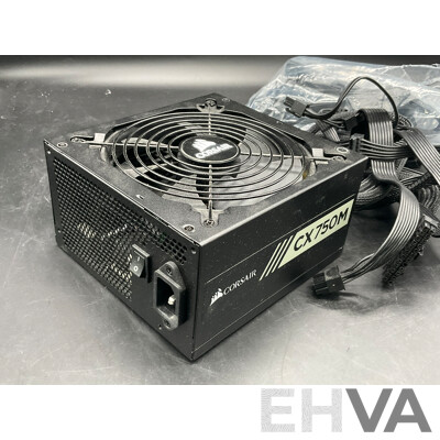 Corsair (CX750M) CX-M Series 750 Watt 80 PLUS Bronze Semi Modular ATX