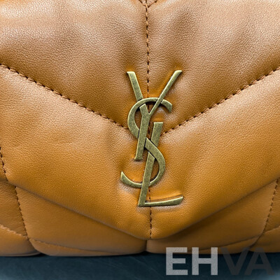 Fashion Camel Brown Shoulder Bag for Women Branded Saint Laurent