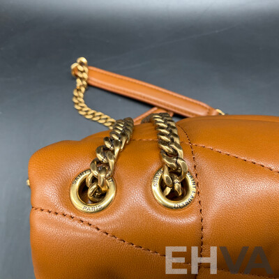 Fashion Camel Brown Shoulder Bag for Women Branded Saint Laurent