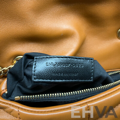 Fashion Camel Brown Shoulder Bag for Women Branded Saint Laurent