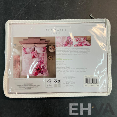 TED BAKER  Highgrove & Blenheim Jewels Quilt Cover ( King Size ) & Assorted of Pillow Case - Lot of 5