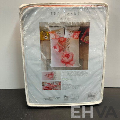 TED BAKER  Highgrove & Blenheim Jewels Quilt Cover ( King Size ) & Assorted of Pillow Case - Lot of 5