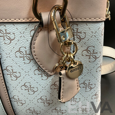 GUESS KASINTA Triple Compartment Satchel Bag & Filmore Mini White Crossbody Bag