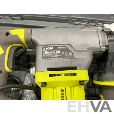 Ryobi 1500W SDS+ Rotary Hammer Drill RSDS1500-K W/ Case