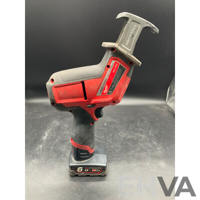 MILWAUKEE Impact Drivers (x2) & Reciprocating Saw Hackzall W/ Batteries