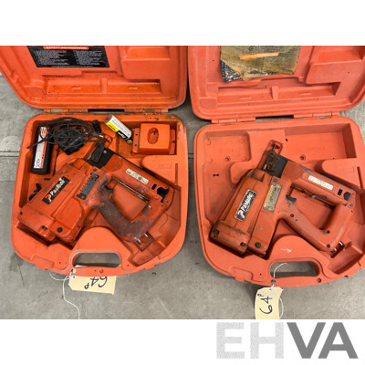 Paslode IM250 II Straight Finish Nailer's - Lot of 2