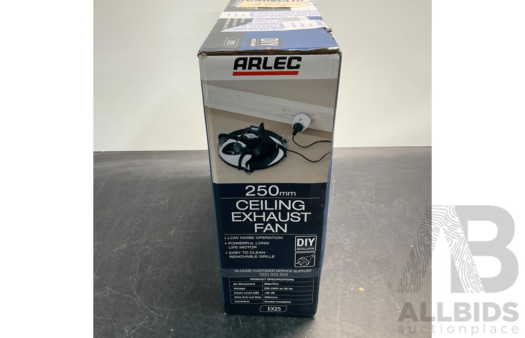 ARLEC 250mm Ceiling Exhaust Fan