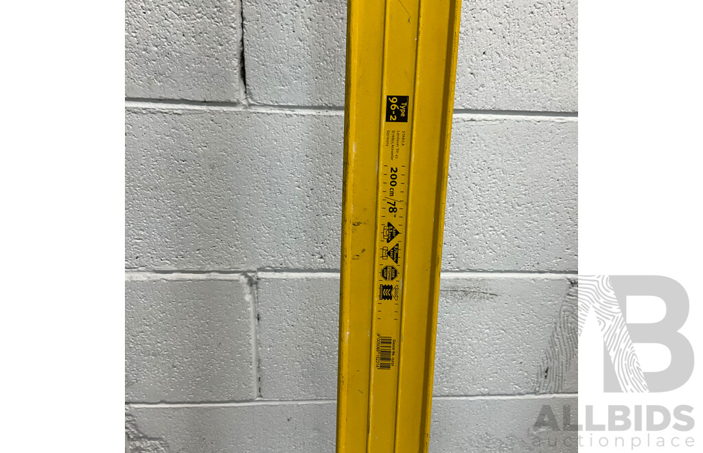 STABILA 200cm Heavy Duty Type 96-2 Spirit Level - ORP$ 245.9