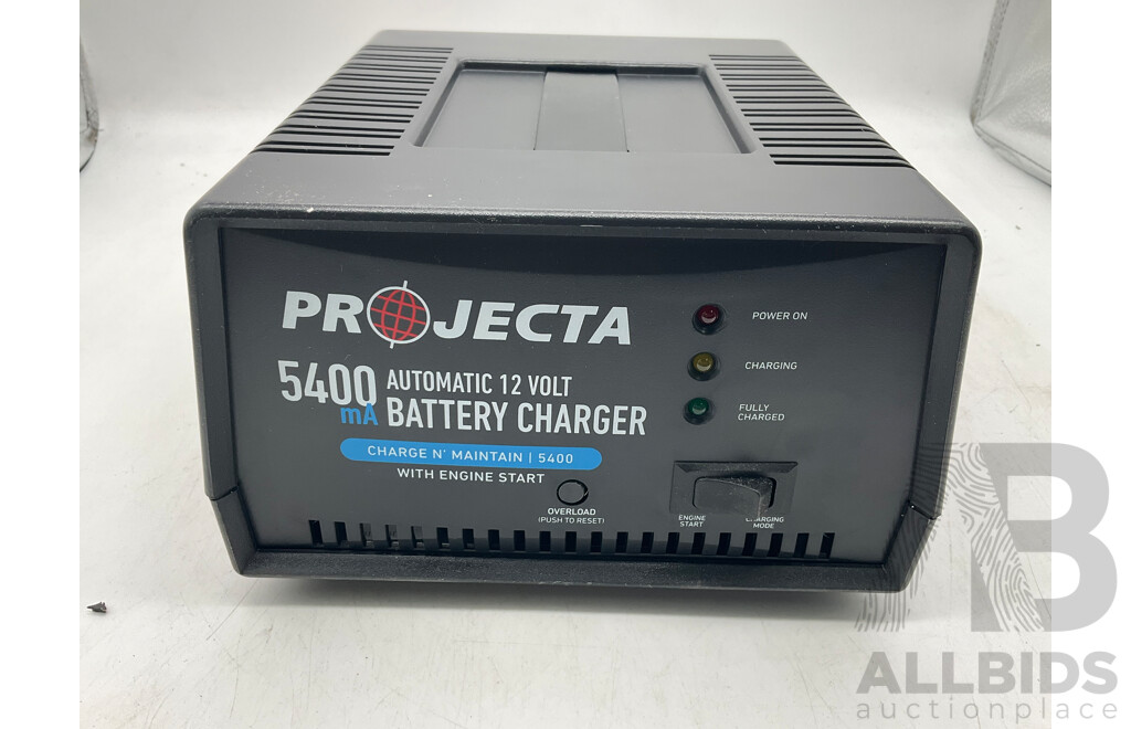 PROJECTA 5400mA Vehicle Battery Charger - ORP $199.99