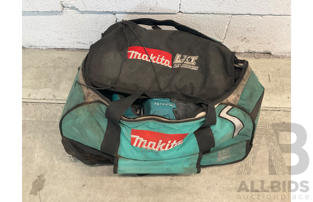 MAKITA Bag of Tools - Chuck Drill, Angle Grinders, Jigsaw, Cordless Saber Saw