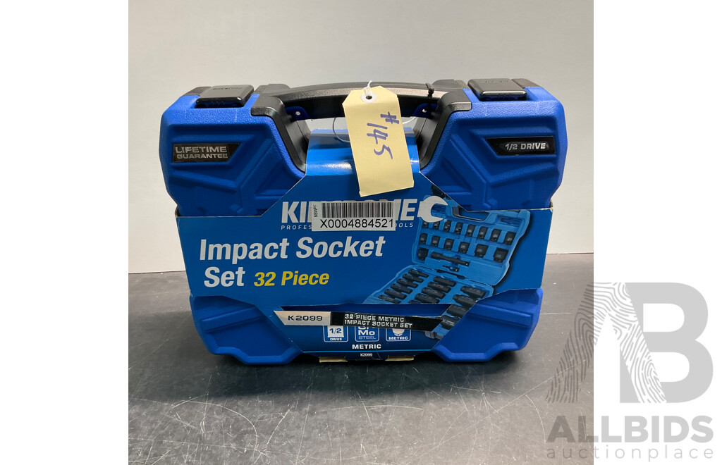 KINCROME Impact Socket Set - 32 Piece - ORP$250.00