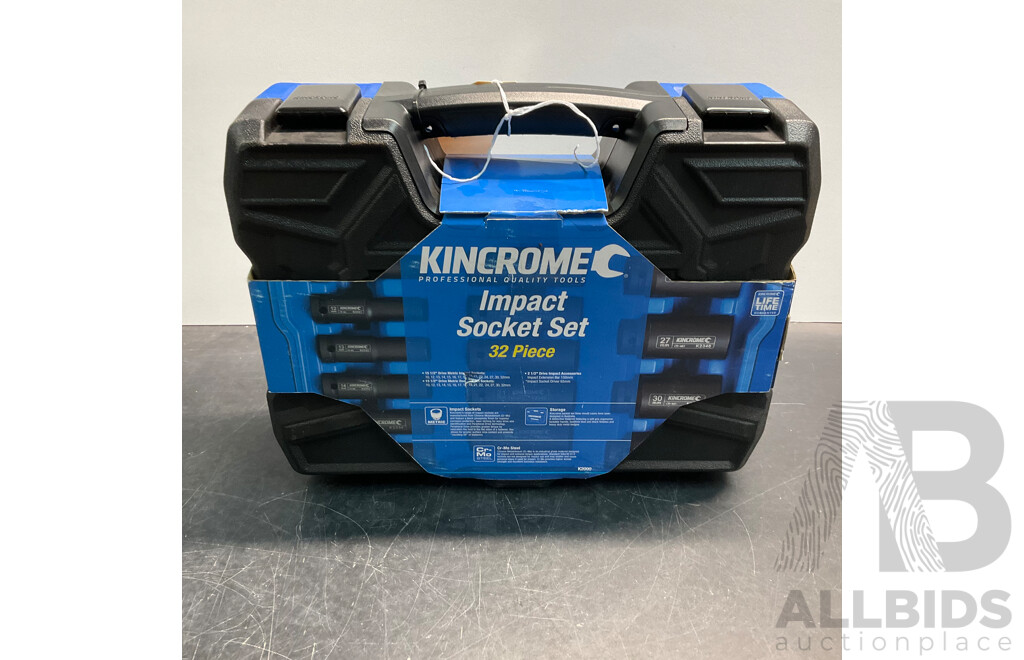 KINCROME Impact Socket Set - 32 Piece - ORP$250.00