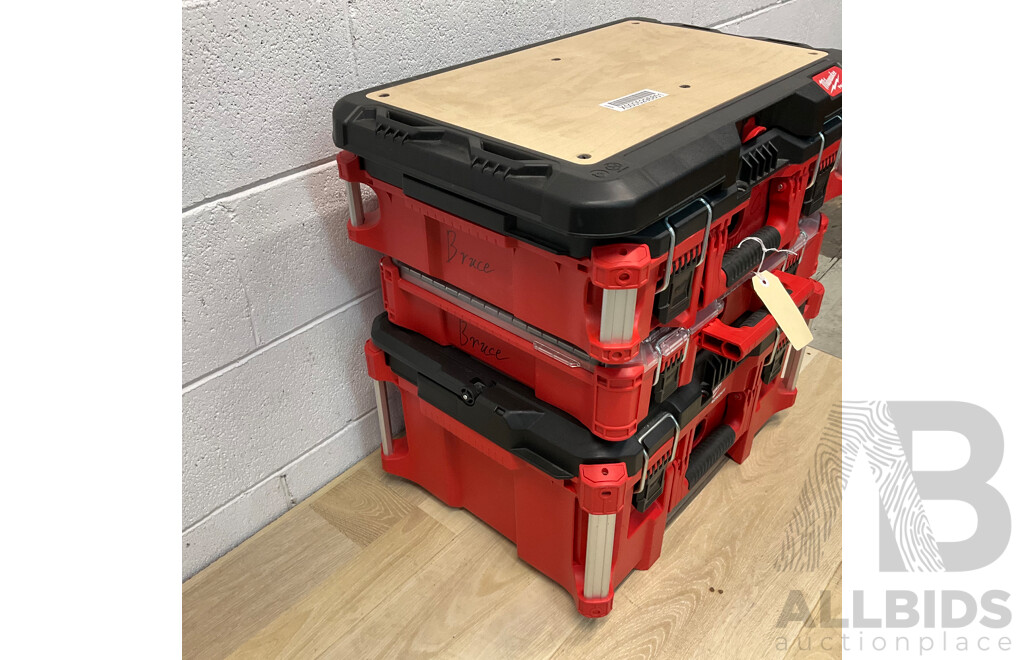 MILWAUKEE Packout Tool Box  with Assorted of Hand Tools and Screws