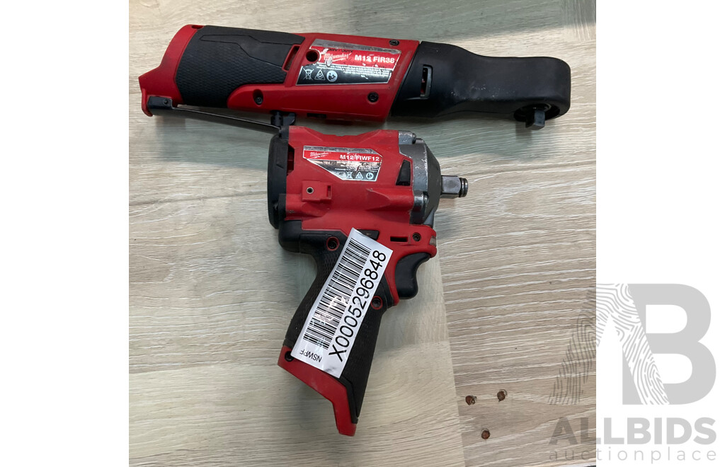 Assorted of MILWAUKEE Tools - Skin Only