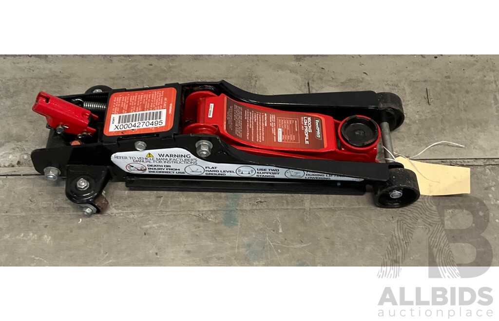 TOOLPRO 1600KG Low Profile Trolley Jack