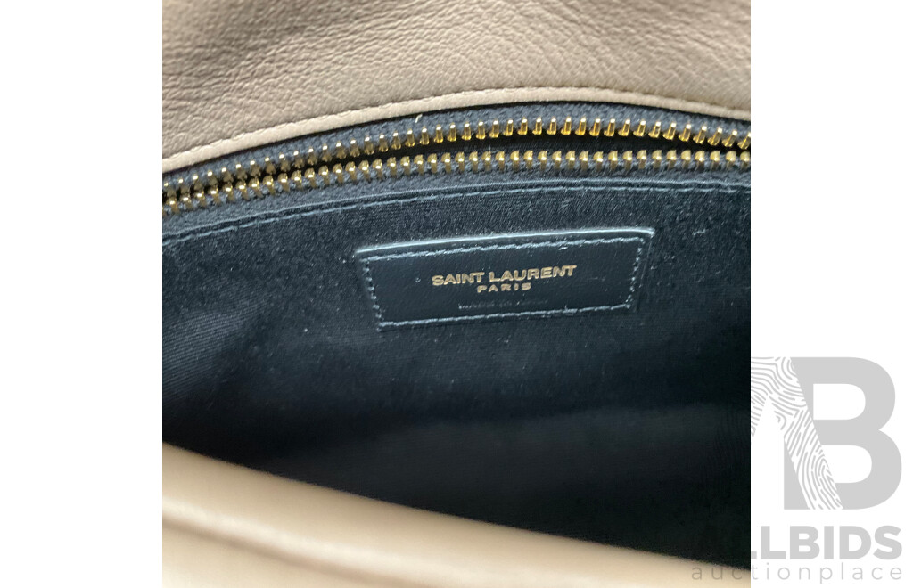 Fashion Beige Shoulder Bag for Women Branded Saint Laurent