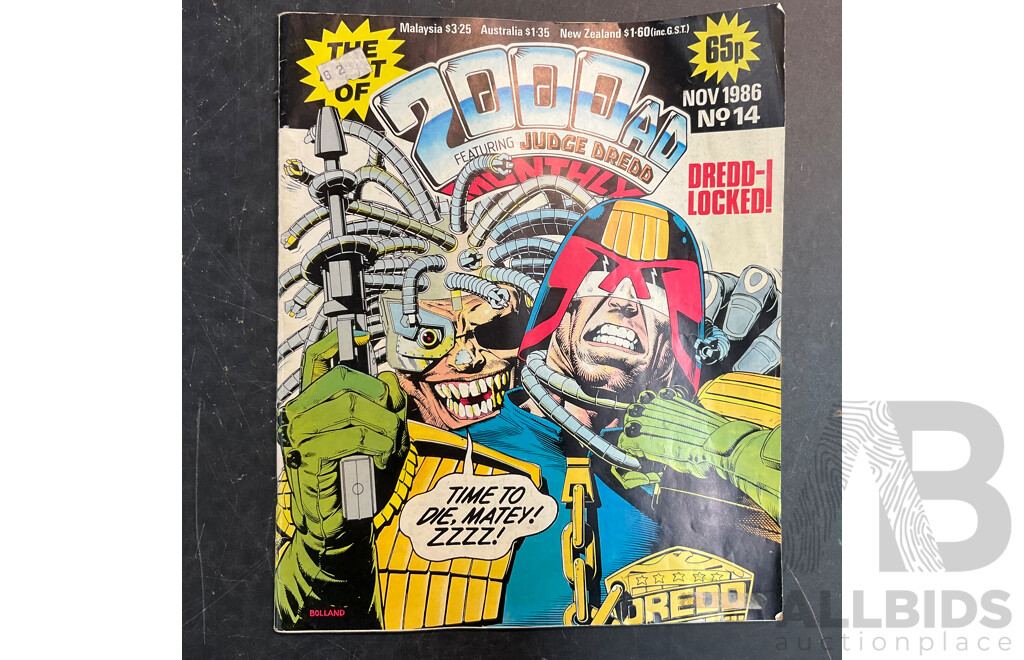 the Best of 2000AD Monthly Comic 1986 NOV