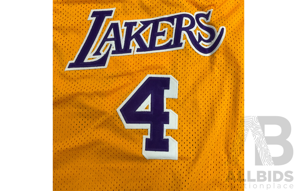 Hit Parade 2015/16 Edition Autographed Basketball Jersey - LAKERS 4 Scott - Size L