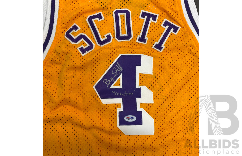 Hit Parade 2015/16 Edition Autographed Basketball Jersey - LAKERS 4 Scott - Size L