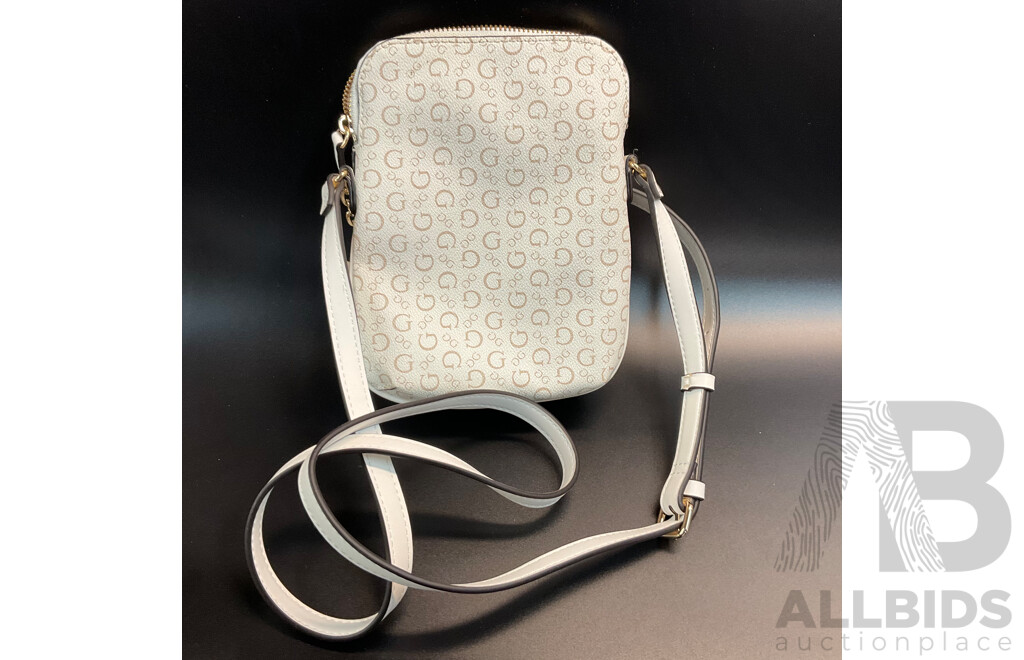 GUESS KASINTA Triple Compartment Satchel Bag & Filmore Mini White Crossbody Bag