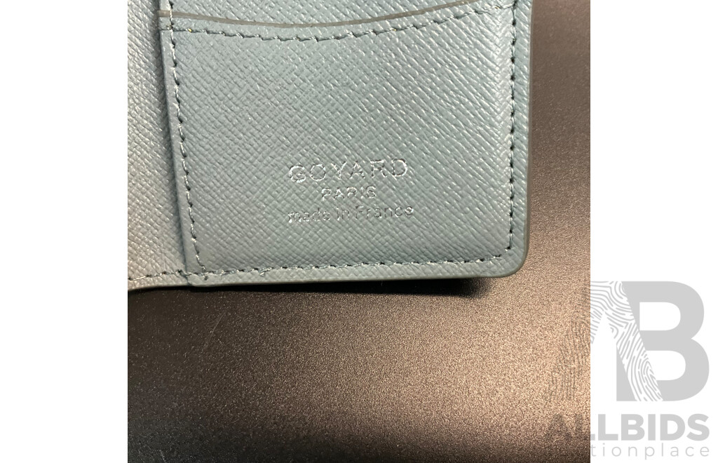 Grey Card Wallet Branded Goyard