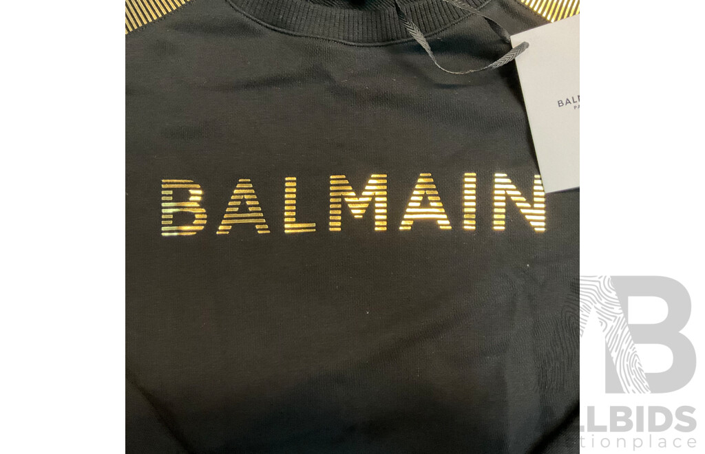 BALMAIN Kids Sweatshirt - Black - Size 14