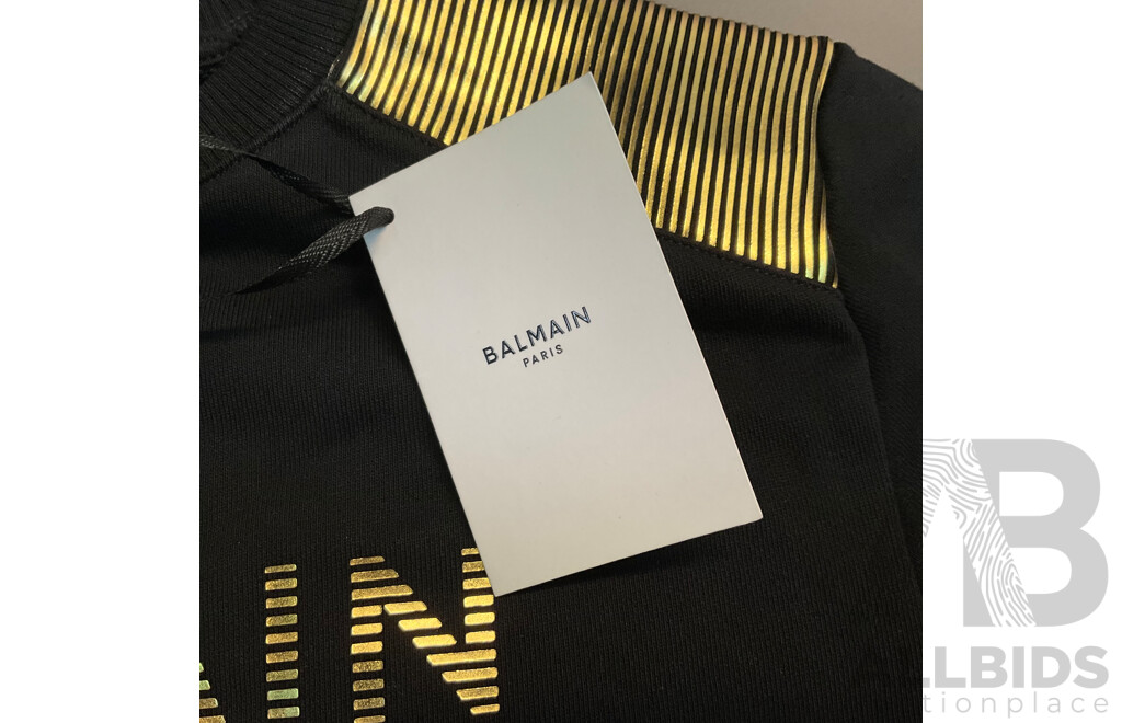 BALMAIN Kids Sweatshirt - Black - Size 14